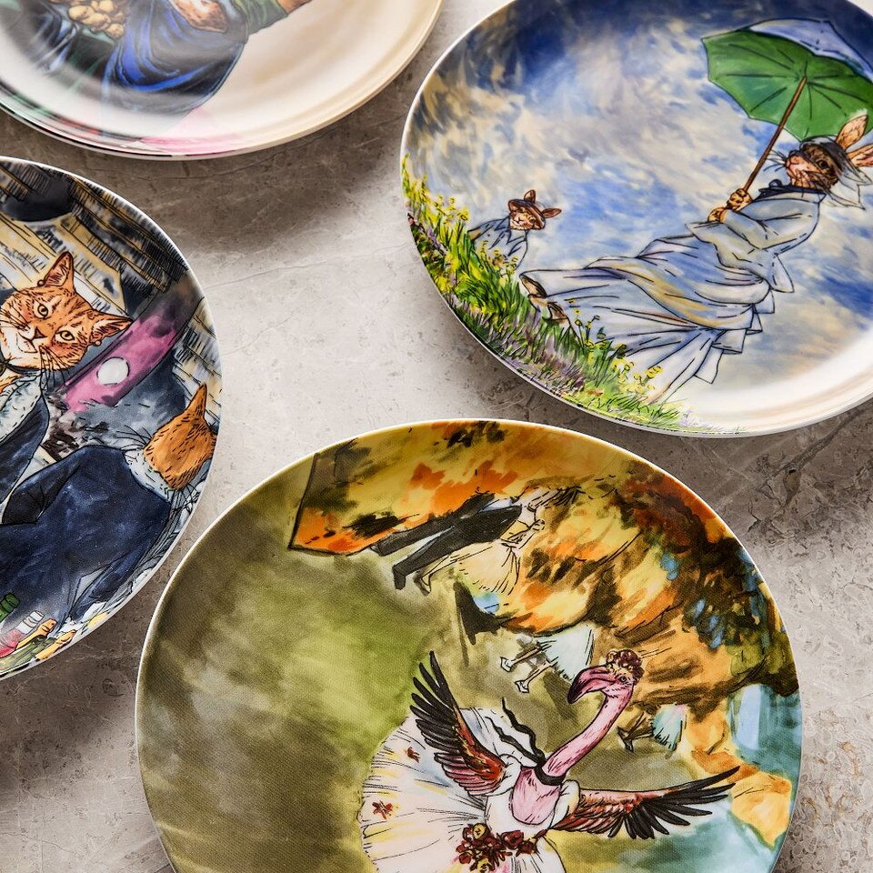 Dapper Animal Plates