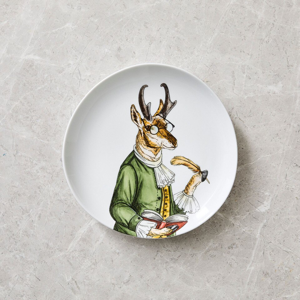 Dapper Animal Patriotic Salad Plates
