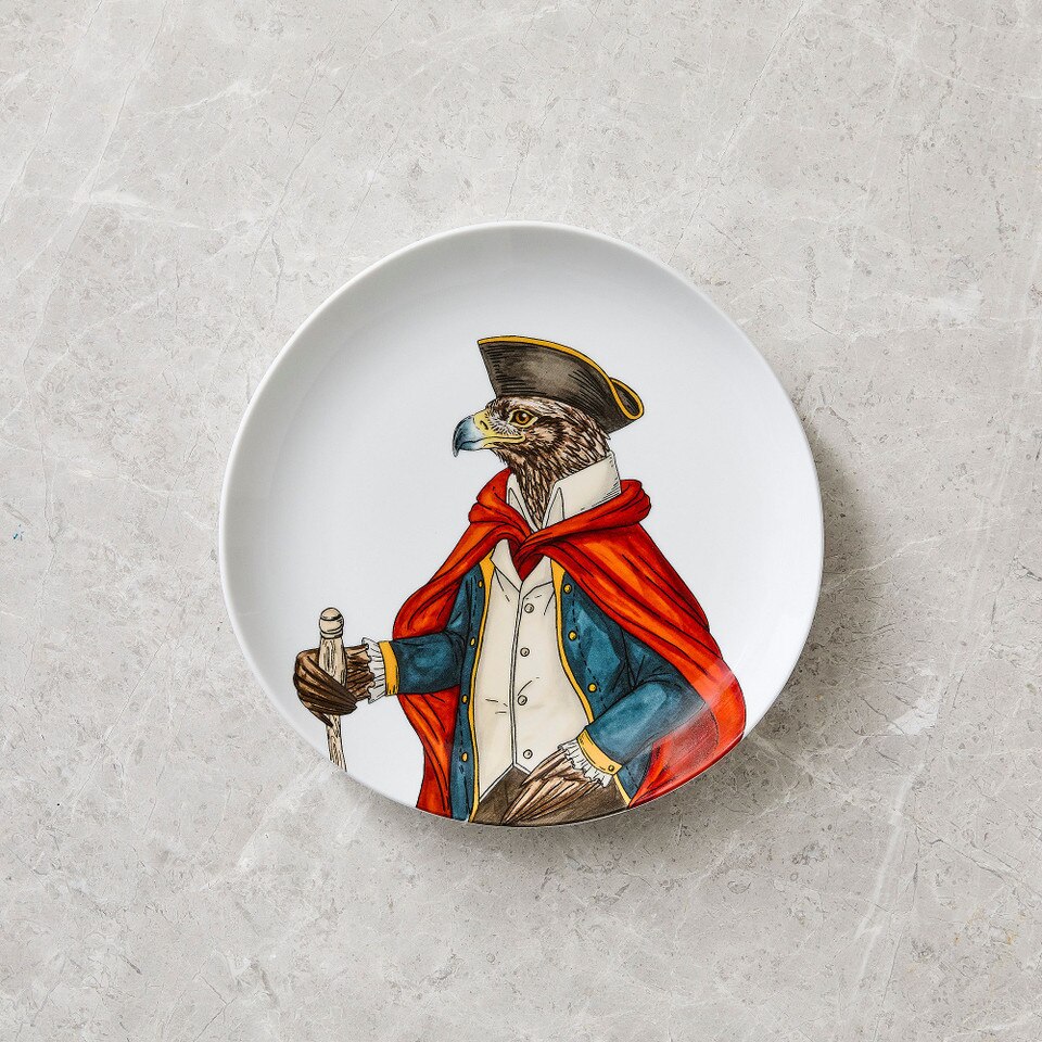 Dapper Animal Patriotic Salad Plates