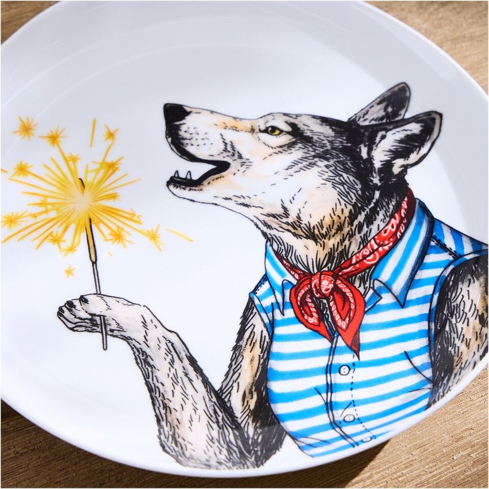 Dapper Animal Summer Plates
