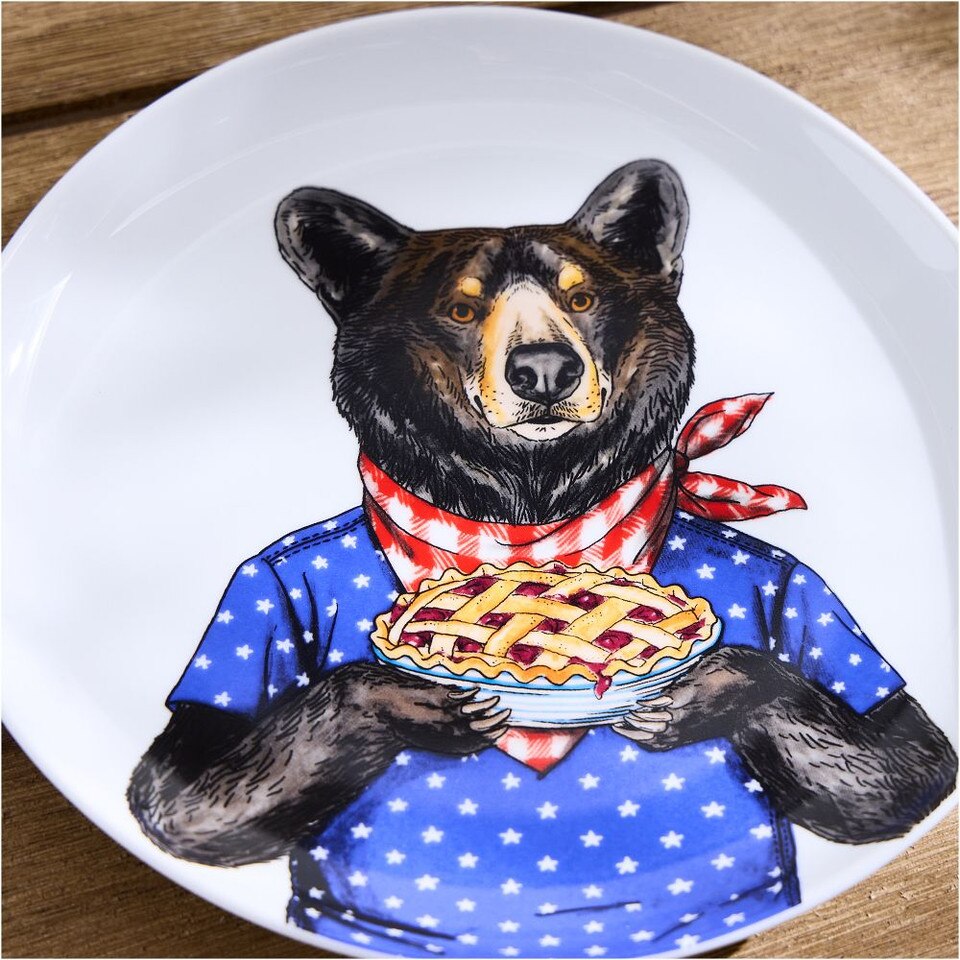 Dapper Animal Summer Plates