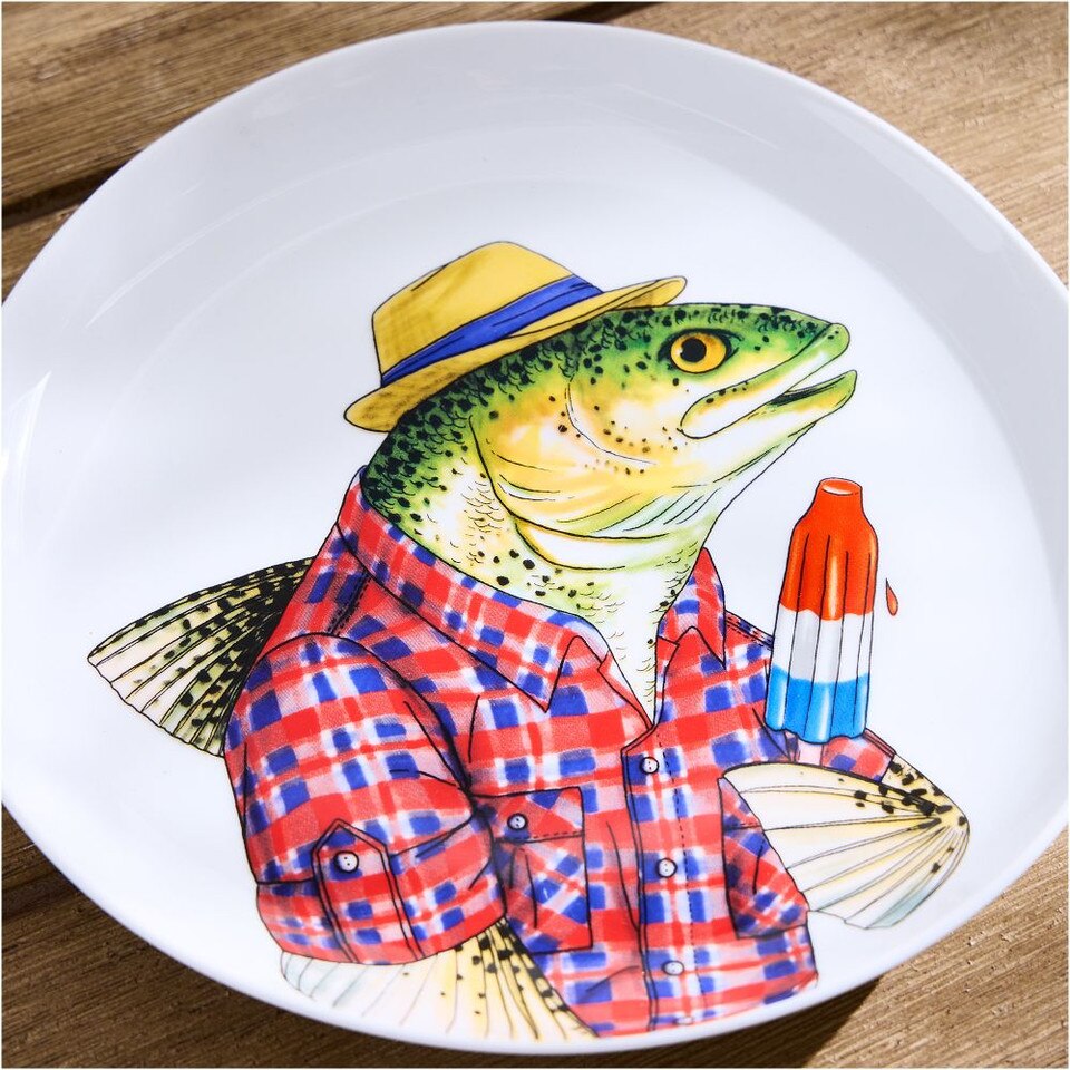 Dapper Animal Summer Plates