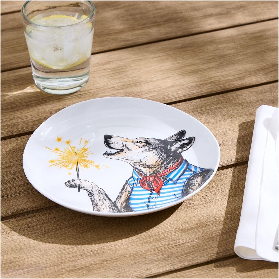 Dapper Animal Summer Plates