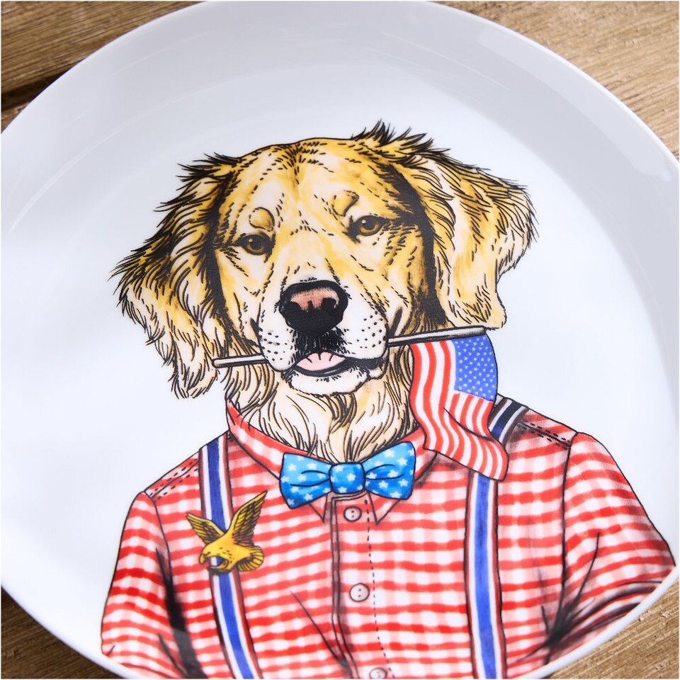 Dapper Animal Summer Plates