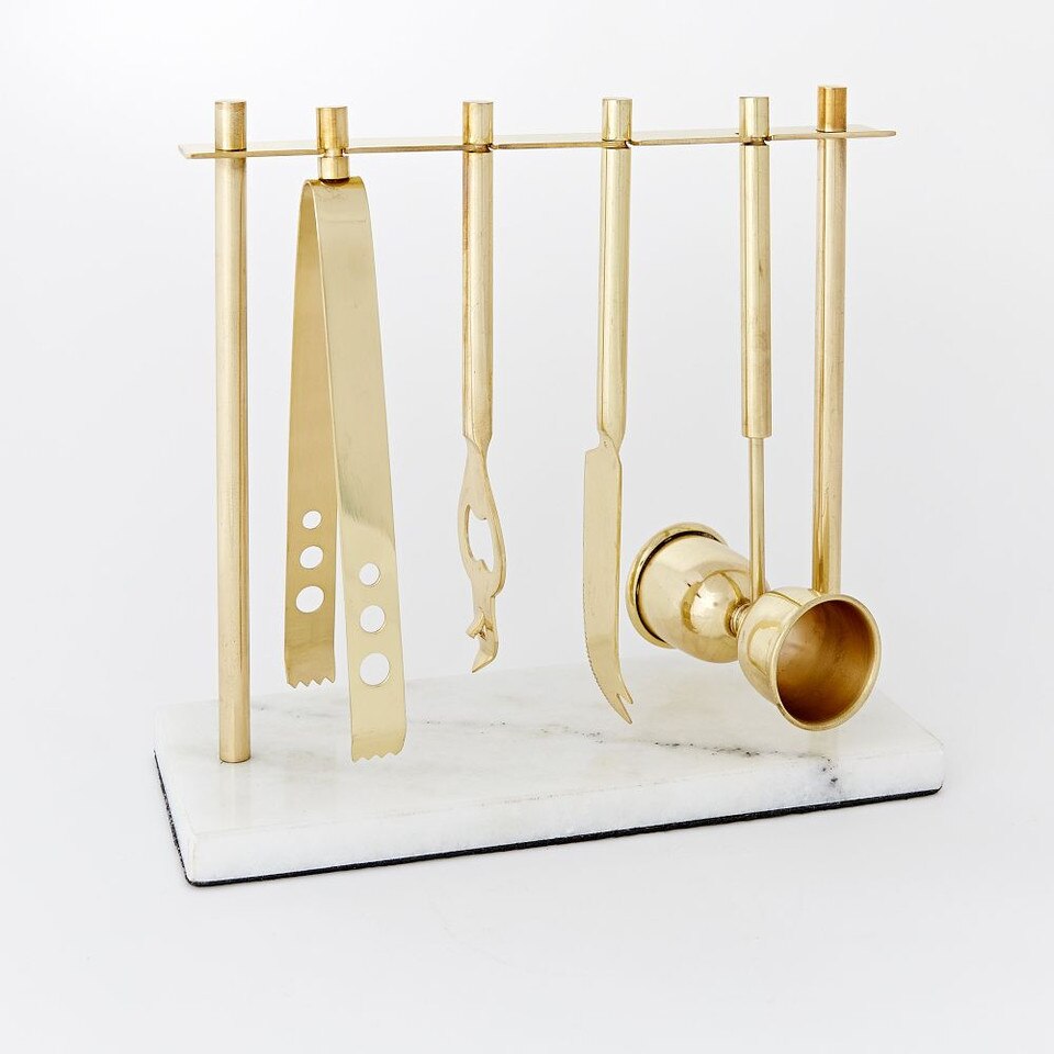 Deco Barware Collection - Gold & Marble