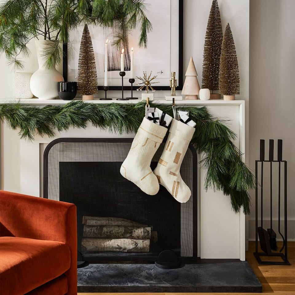 Deco Metal Fireplace Screen