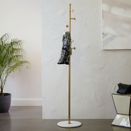 Deco Marble Coat Rack