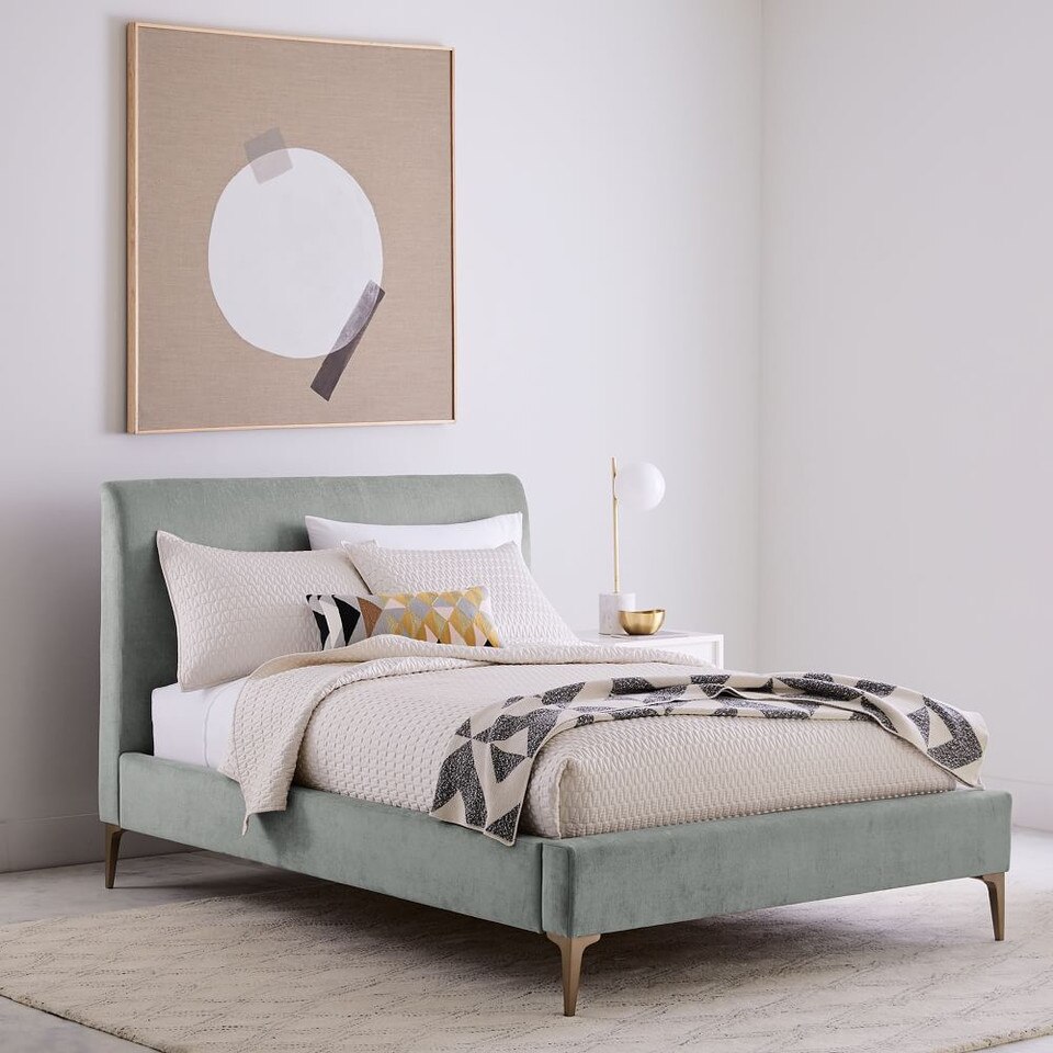 Andes Deco Upholstered Bed
