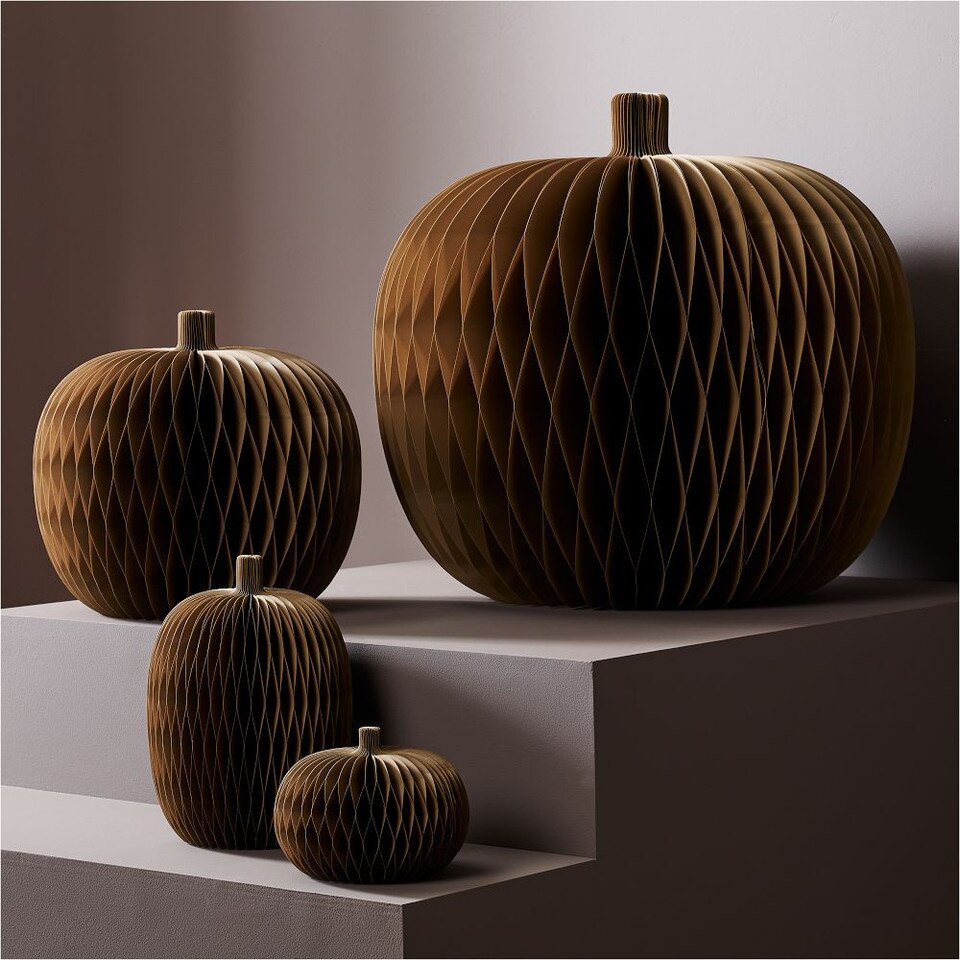 Decorative Spooky Paper Pumpkins