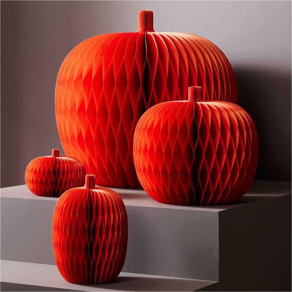 Decorative Spooky Paper Pumpkins