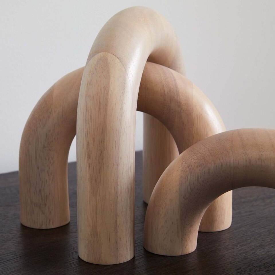 Decorative Wood Arches (Set of 3)
