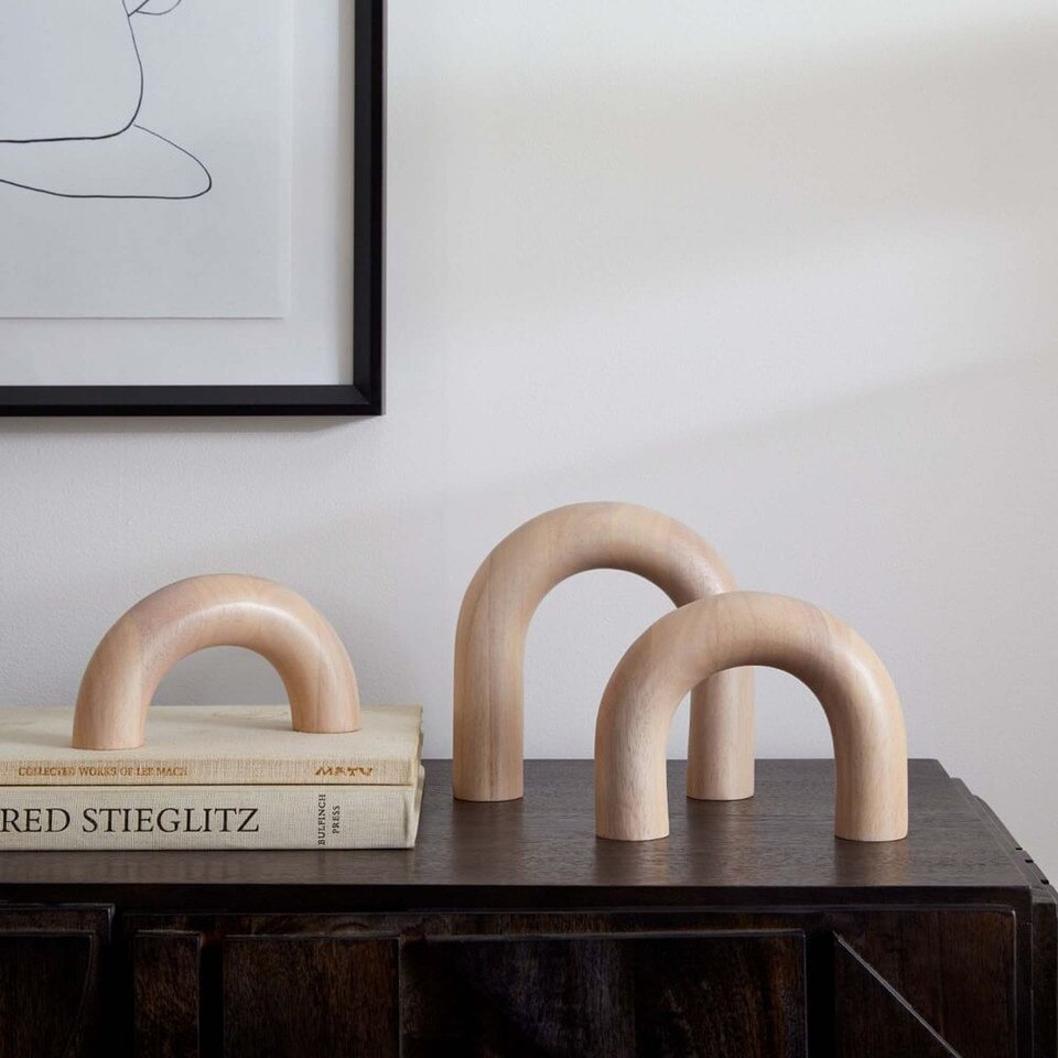 Decorative Wood Arches (Set of 3)