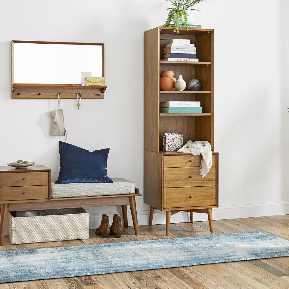 Distressed Arabesque Wool Rug