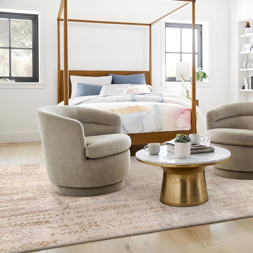 Distressed Foliage Rug
