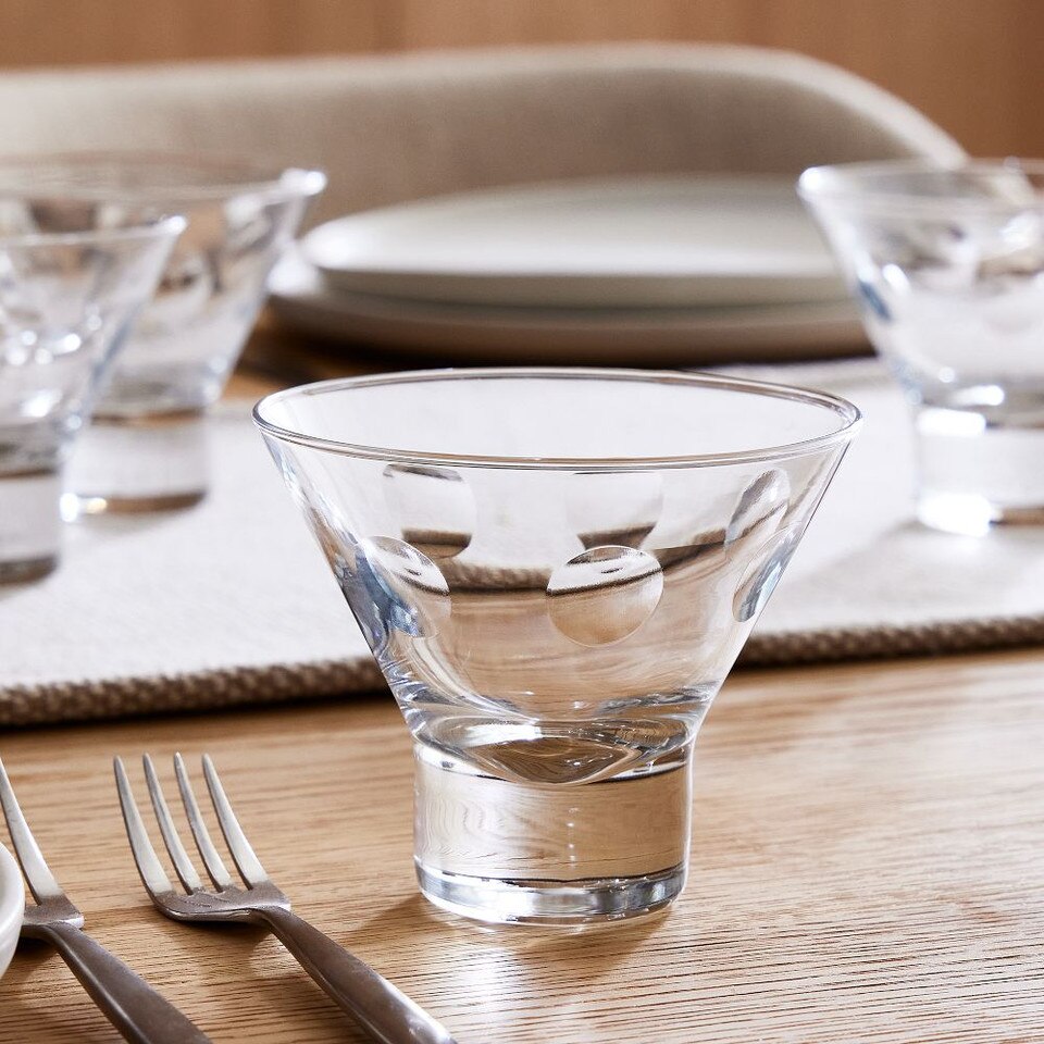 Dot Martini Glass