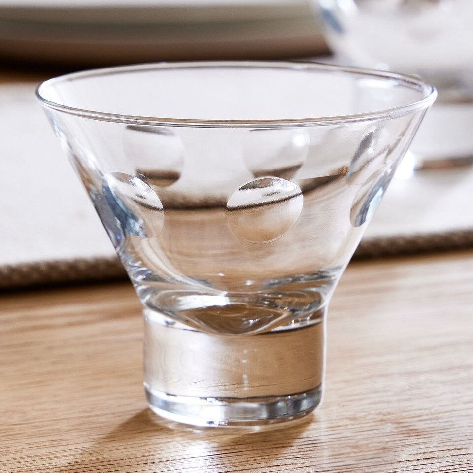 Dot Martini Glass