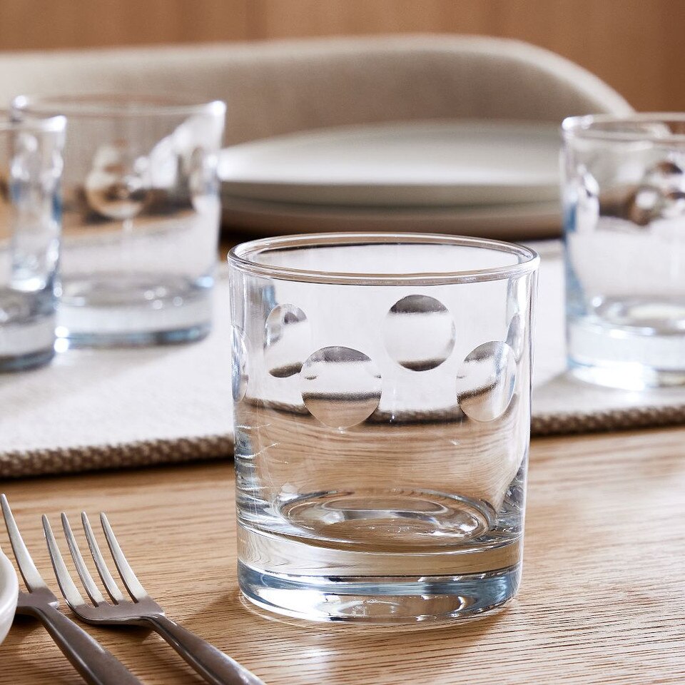 Dot Double Old Fashioned Glass