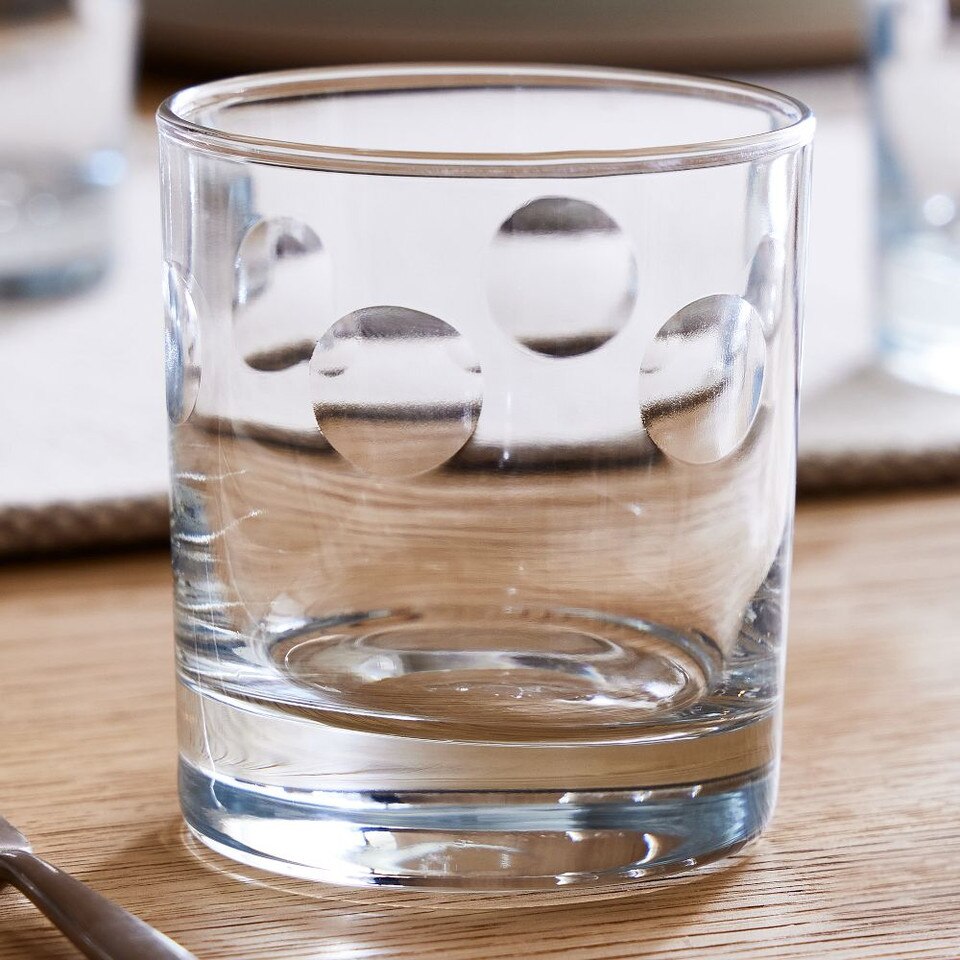 Dot Double Old Fashioned Glass