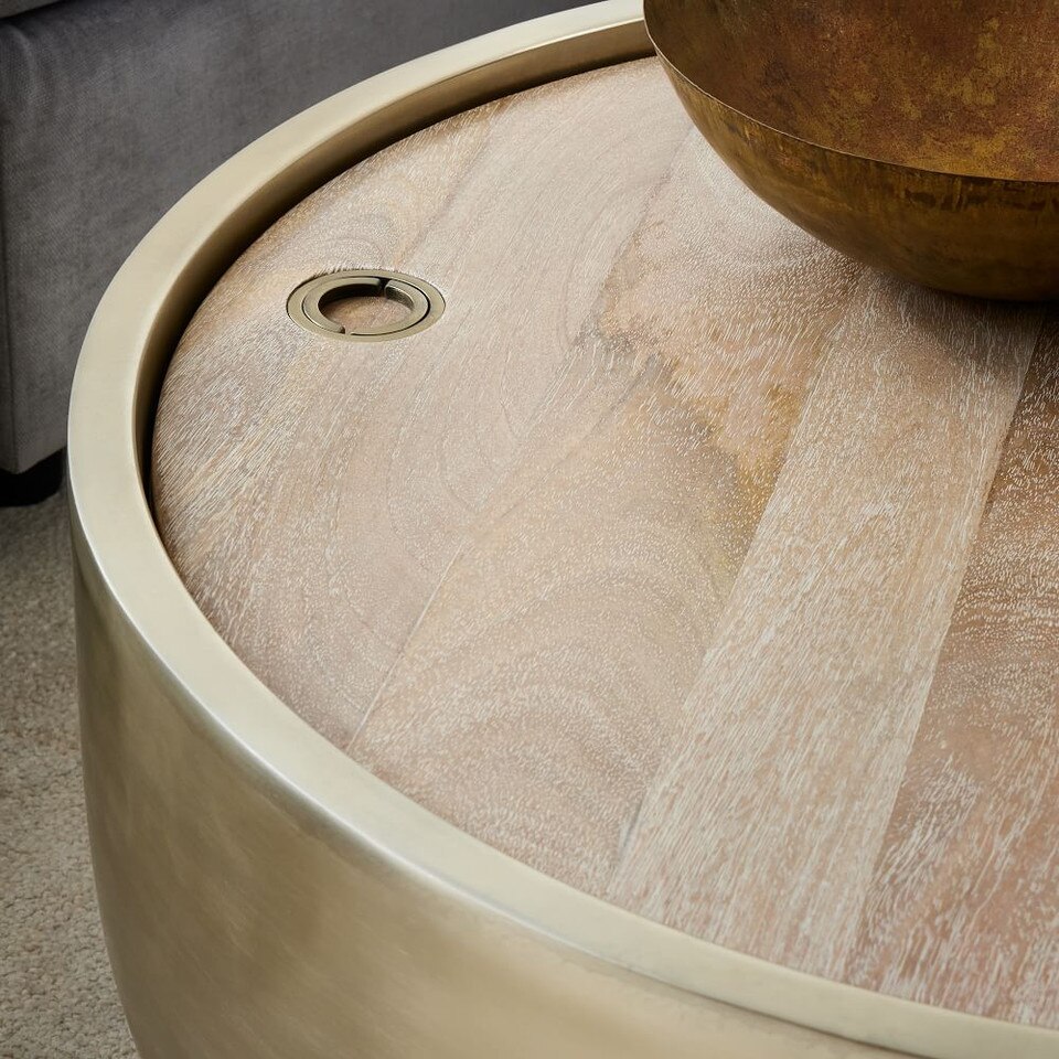 Drum Storage Coffee Table (81 cm)