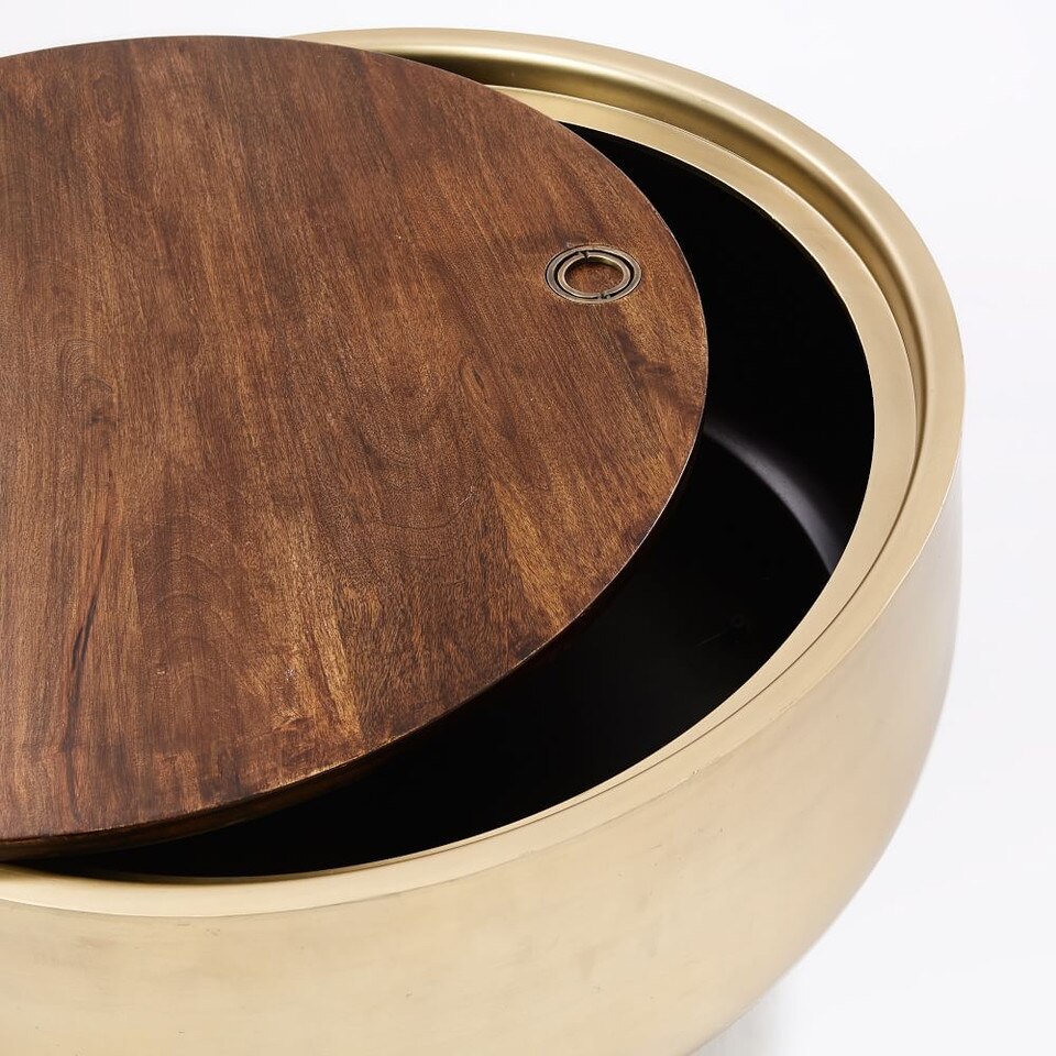 Drum Storage Coffee Table (81 cm)