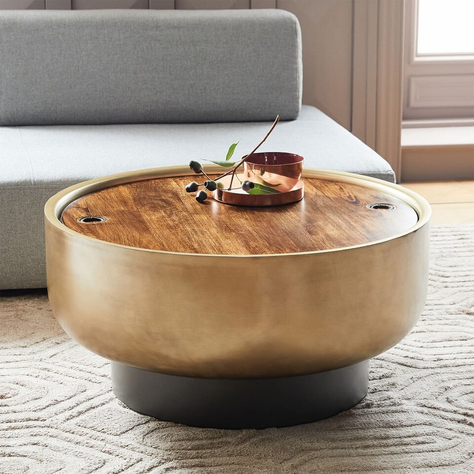 Drum Storage Coffee Table (81 cm)