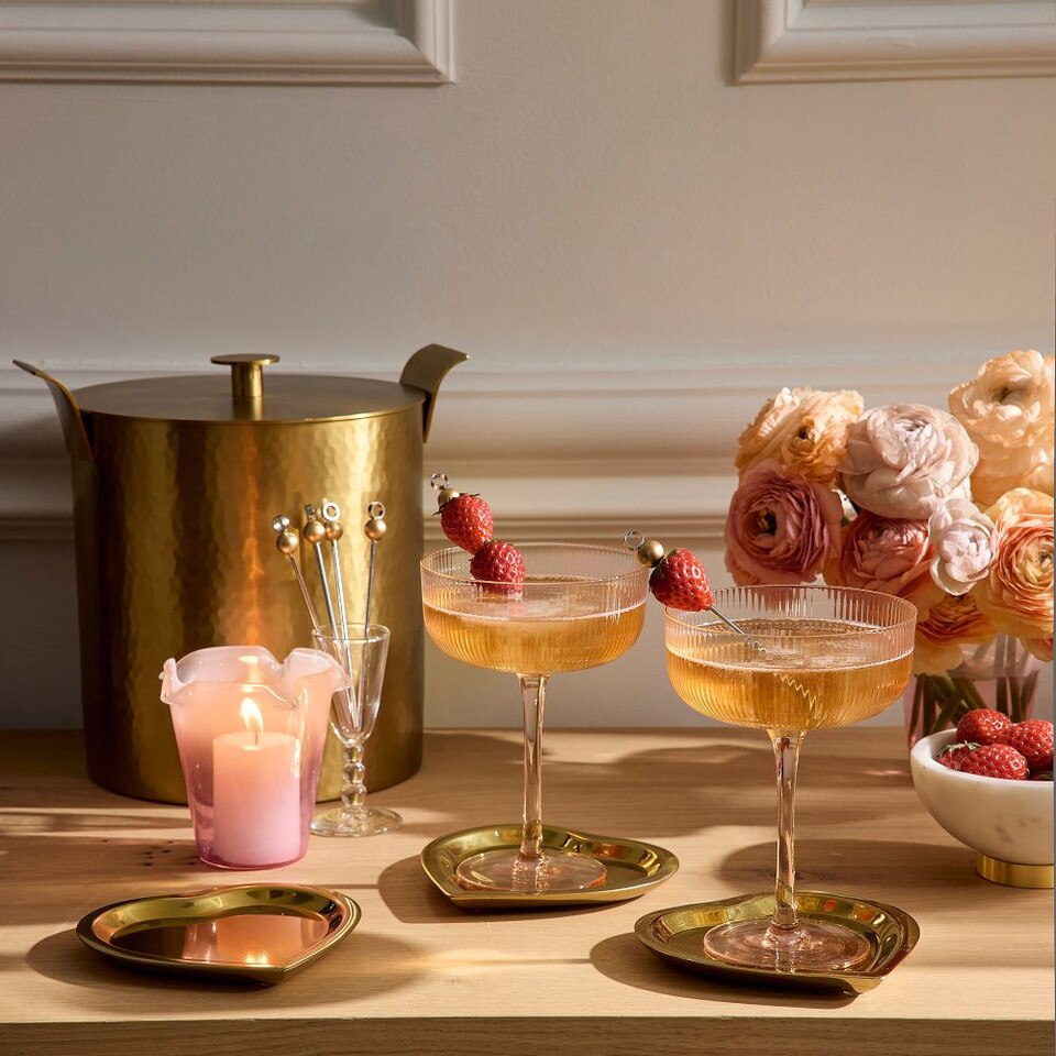 Tulip Glass Candleholders