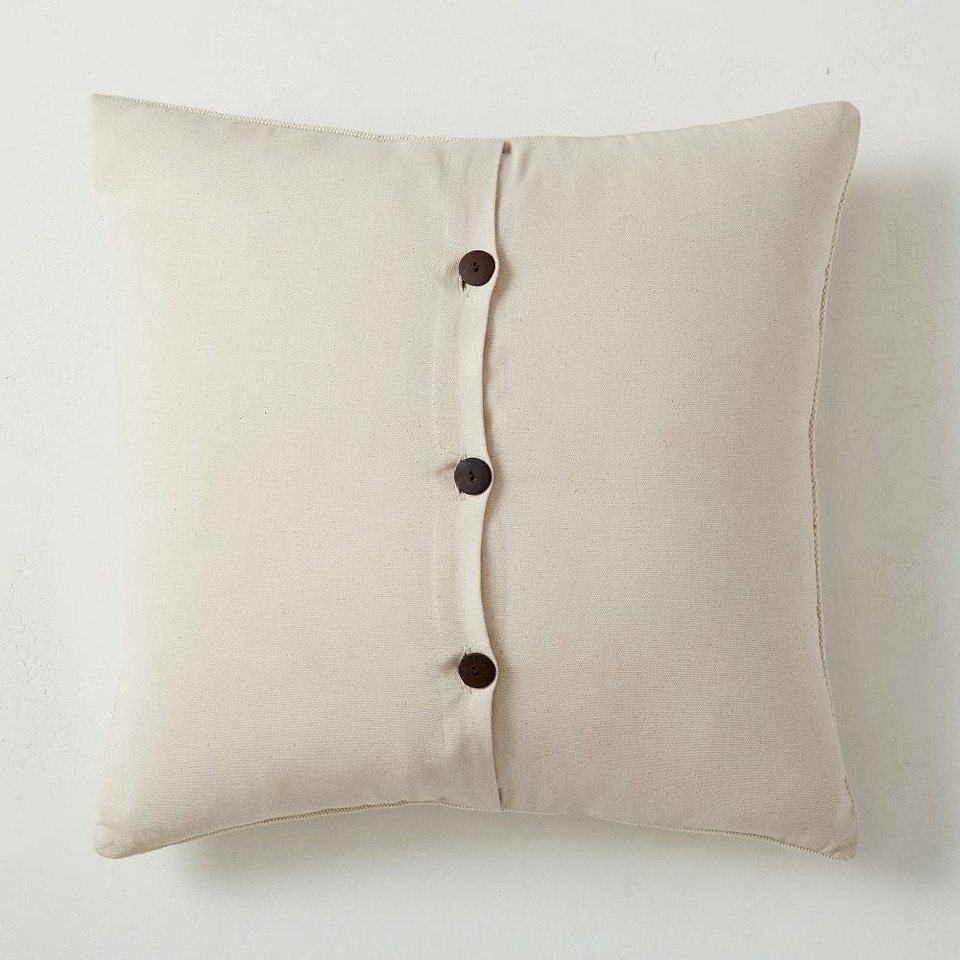 Embroidered Birds Cushion Cover