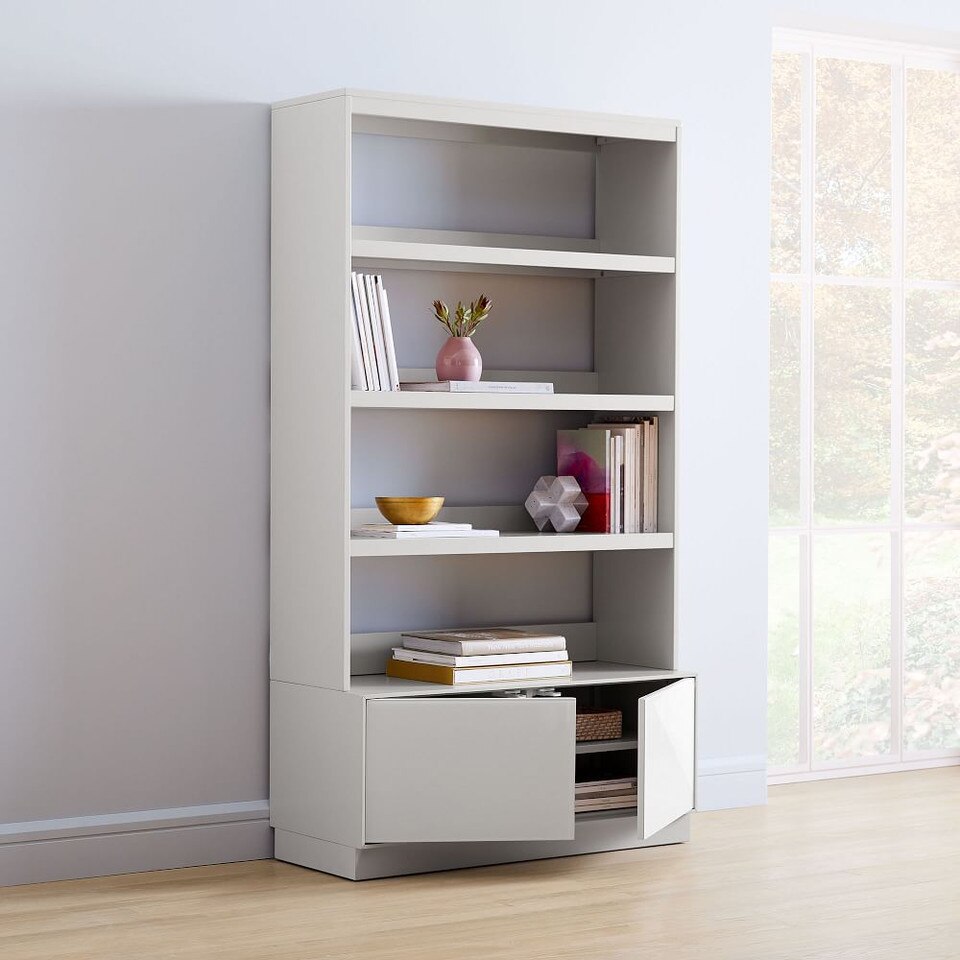 Emilia Media Console (102 cm) & Hutch