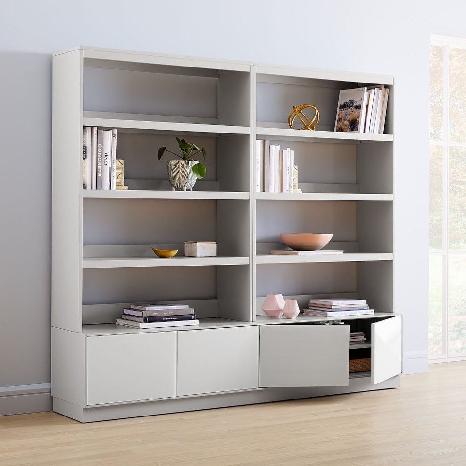 Emilia Media Console (102 cm) & Hutch