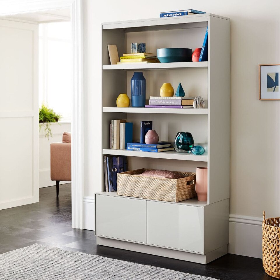 Emilia Media Console (102 cm) & Hutch
