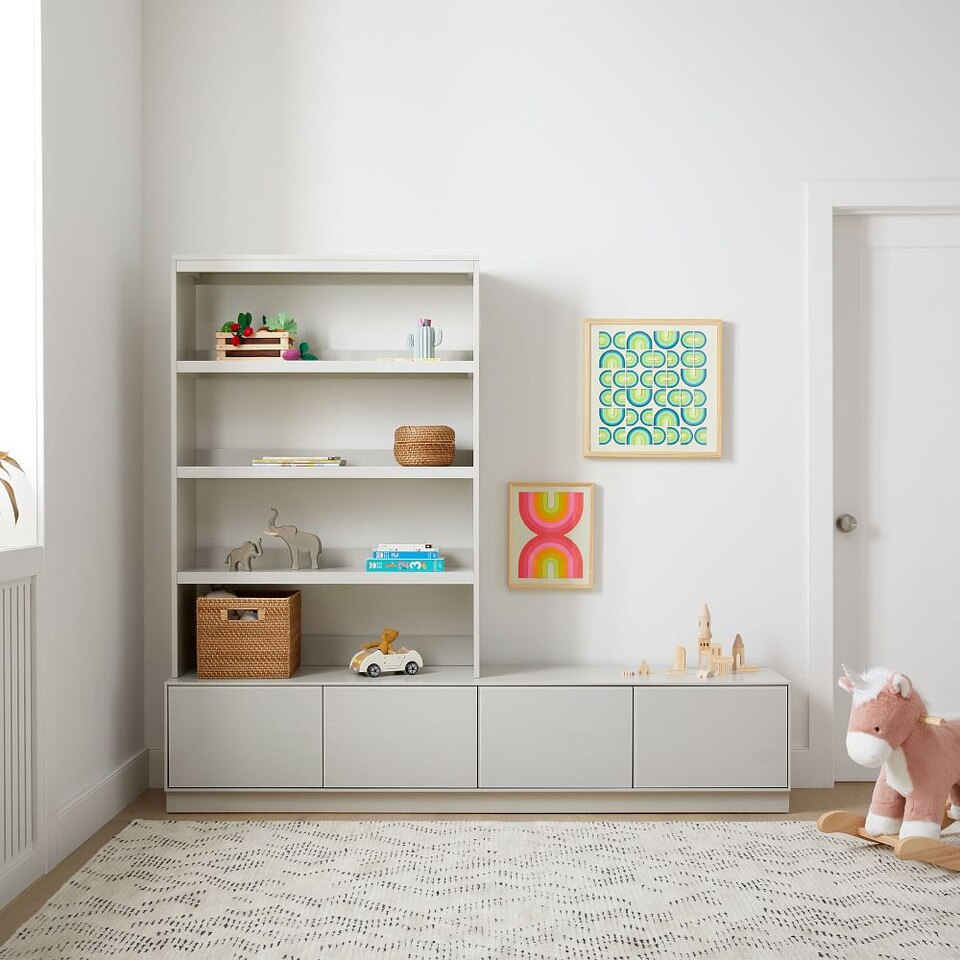 Emilia Media Console (102 cm) & Hutch