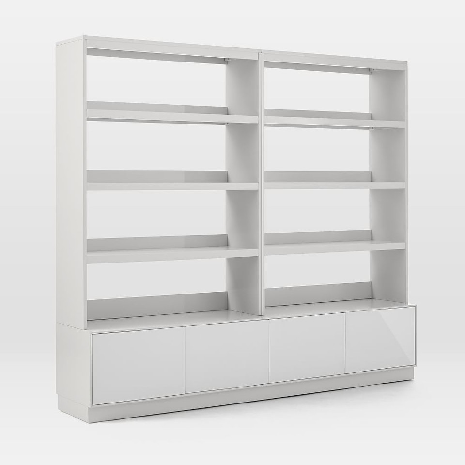 Emilia Media Console (102 cm) & Hutch