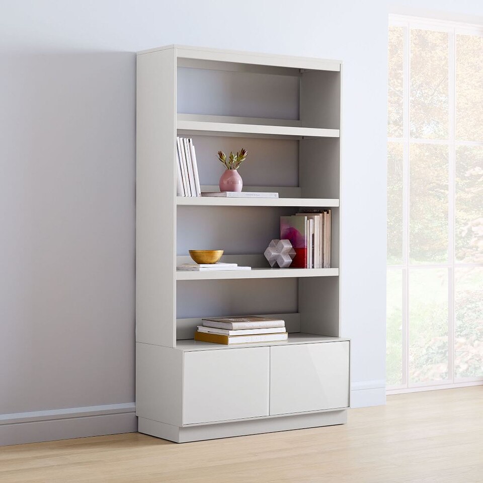 Emilia Media Console (102 cm) & Hutch