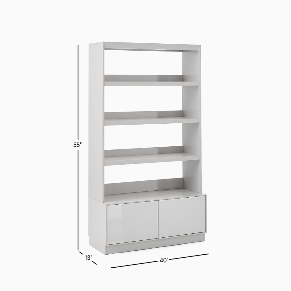 Emilia Media Console (102 cm) & Hutch