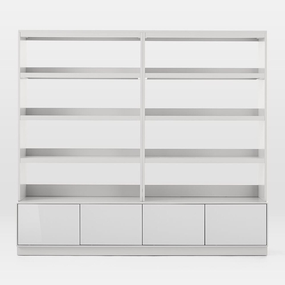 Emilia Media Console (102 cm) & Hutch