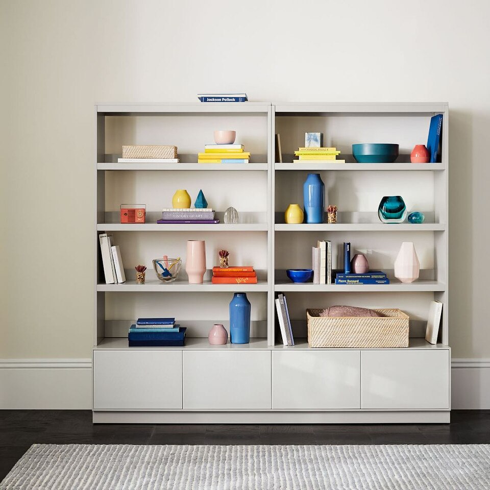 Emilia Media Set - Console (203 cm) & 2 Hutches