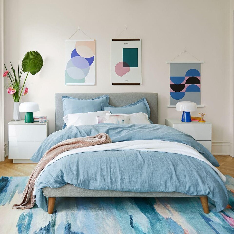 Emilia Bedside Table - Haze
