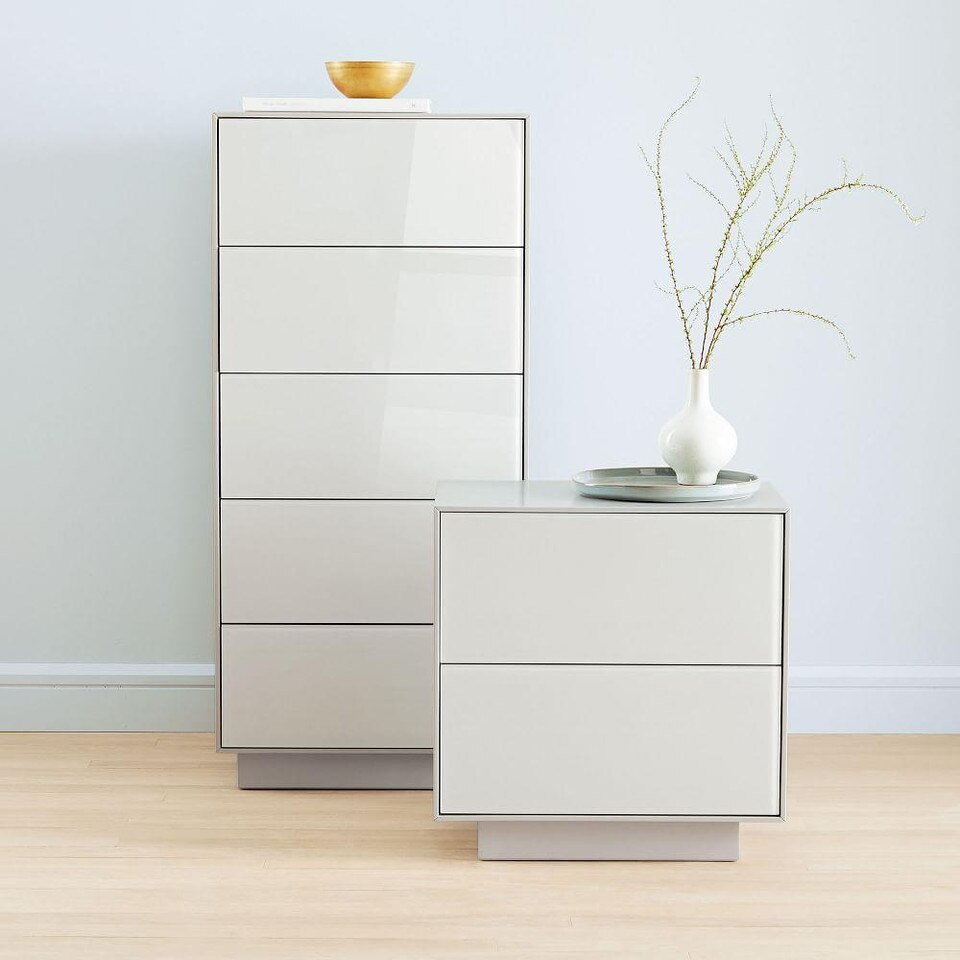 Emilia Bedside Table - Haze