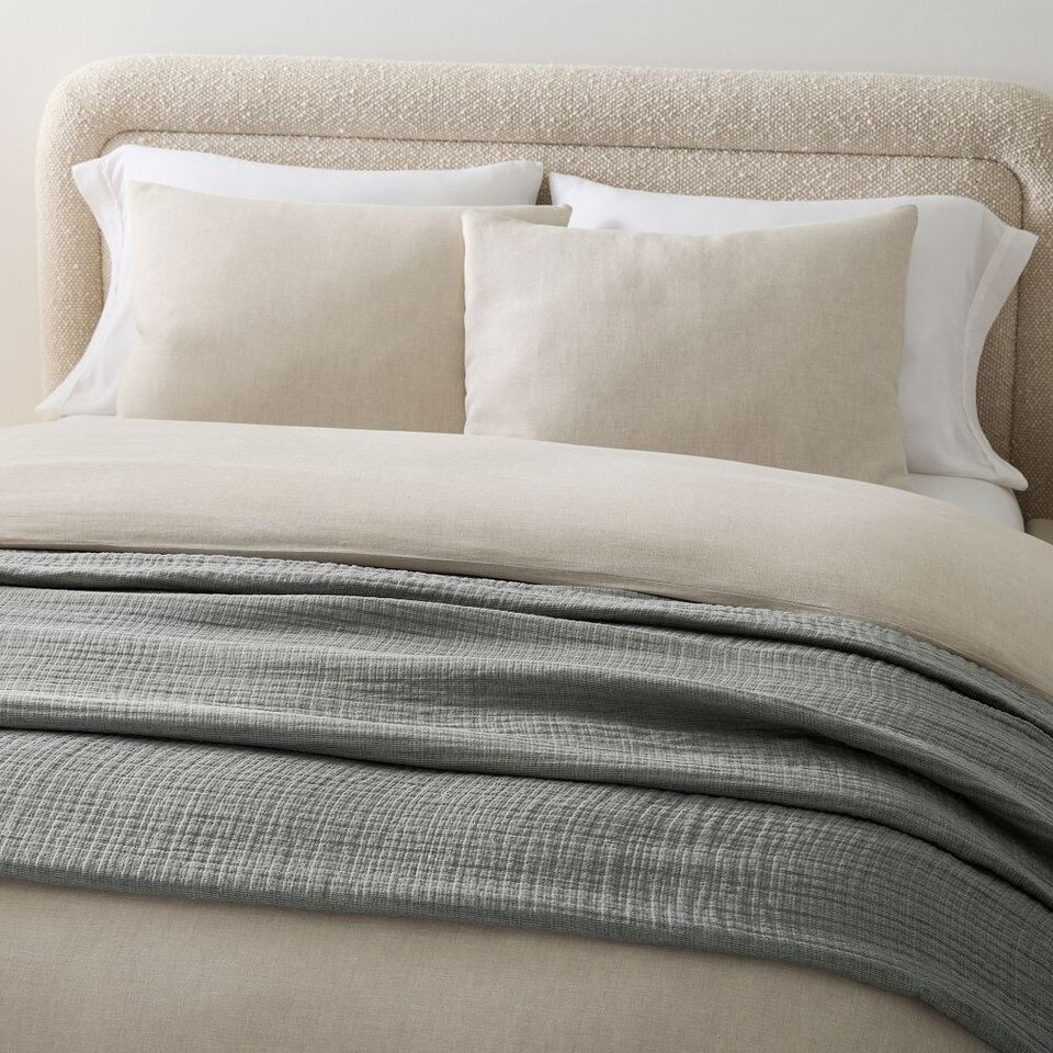 European Flax Linen Blanket
