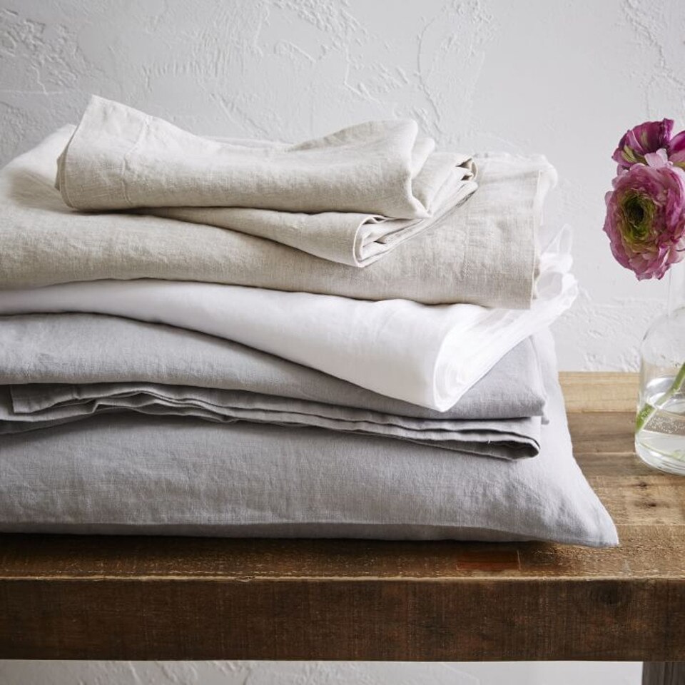European Flax Linen Sheets & Pillowcases