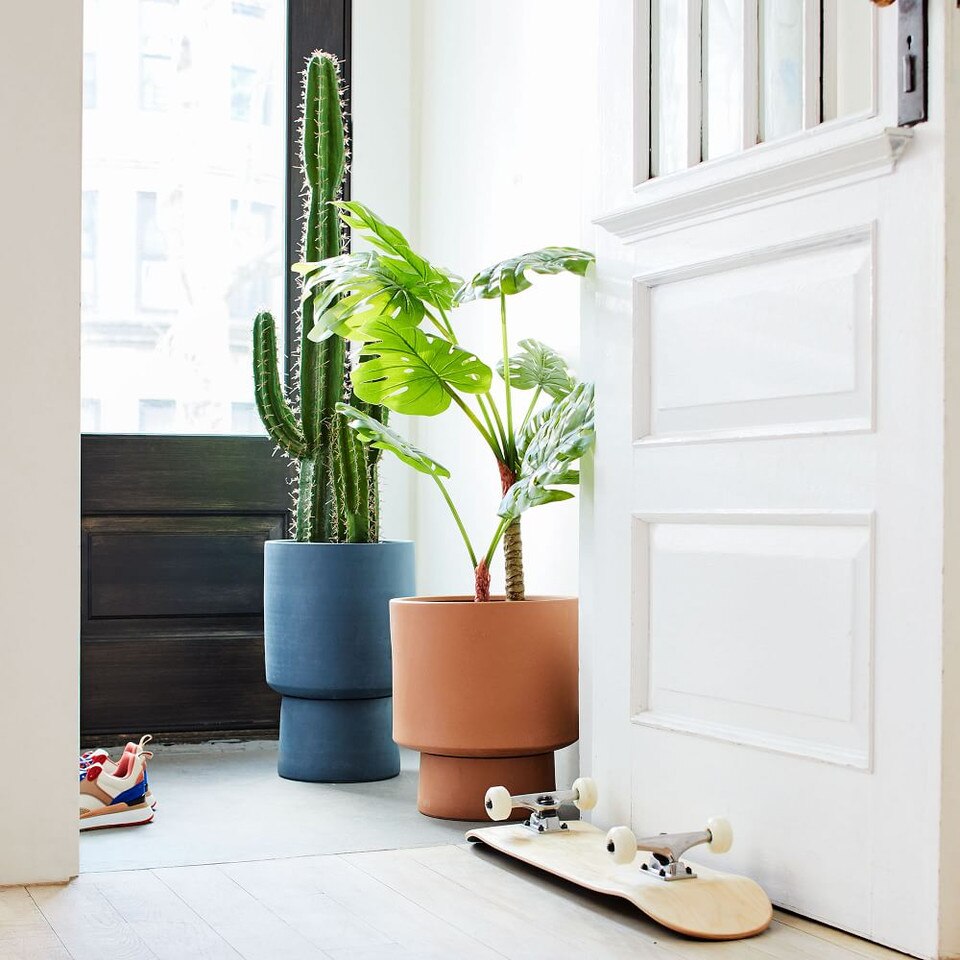 Faux Potted Cactus Plant