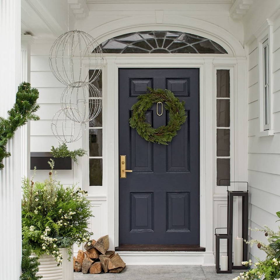 Faux Cypress & Juniper Wreath