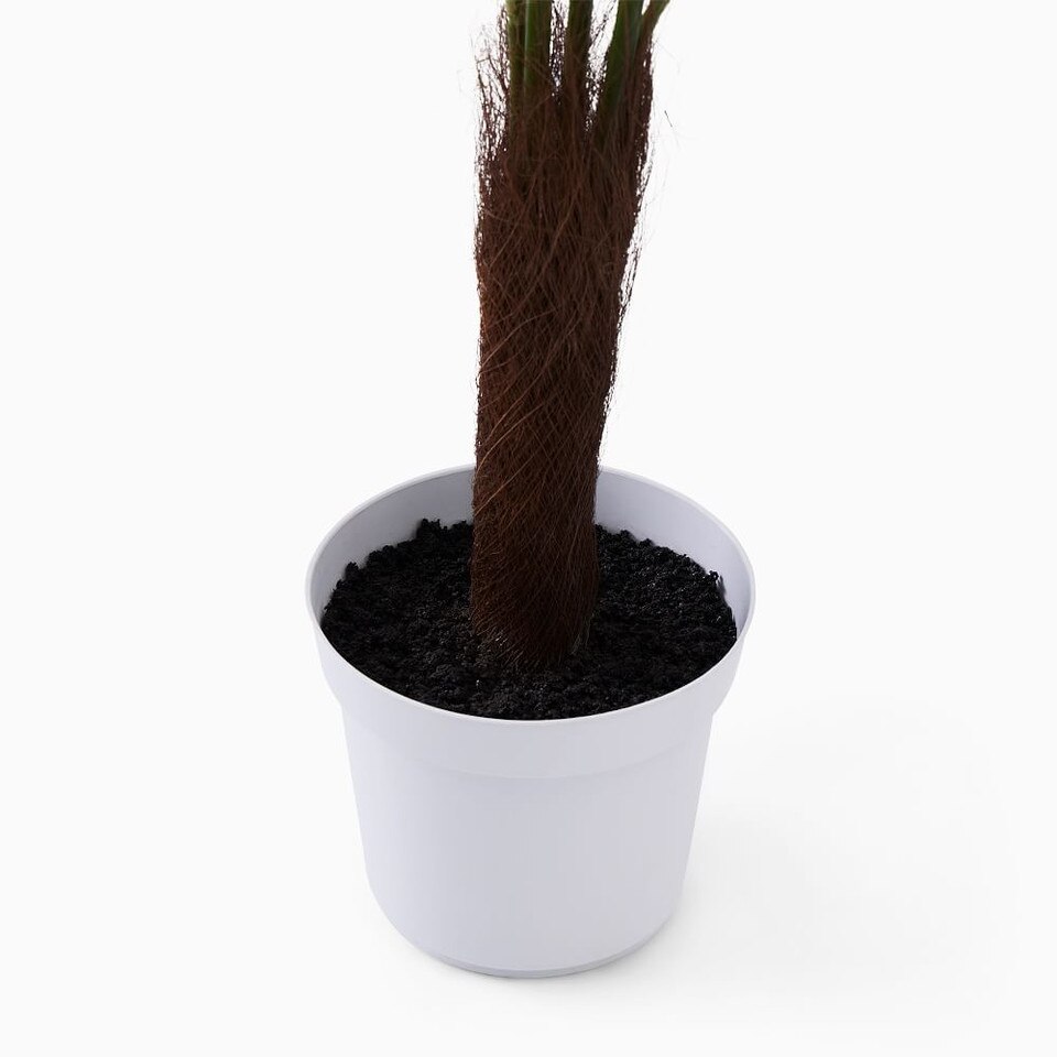 Faux Fan Palm Tree