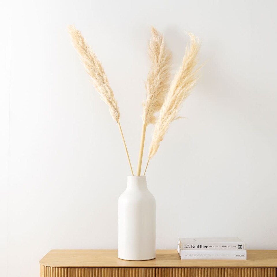 Faux Pampas Grass - Set of 3