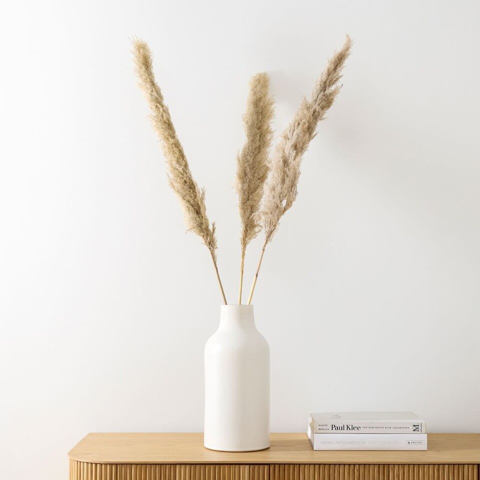 Faux Pampas Grass - Set of 3