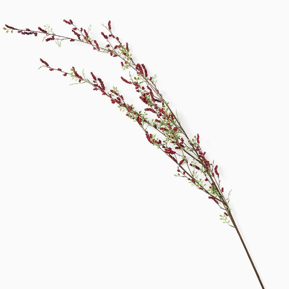 Faux Pepperberry Branch