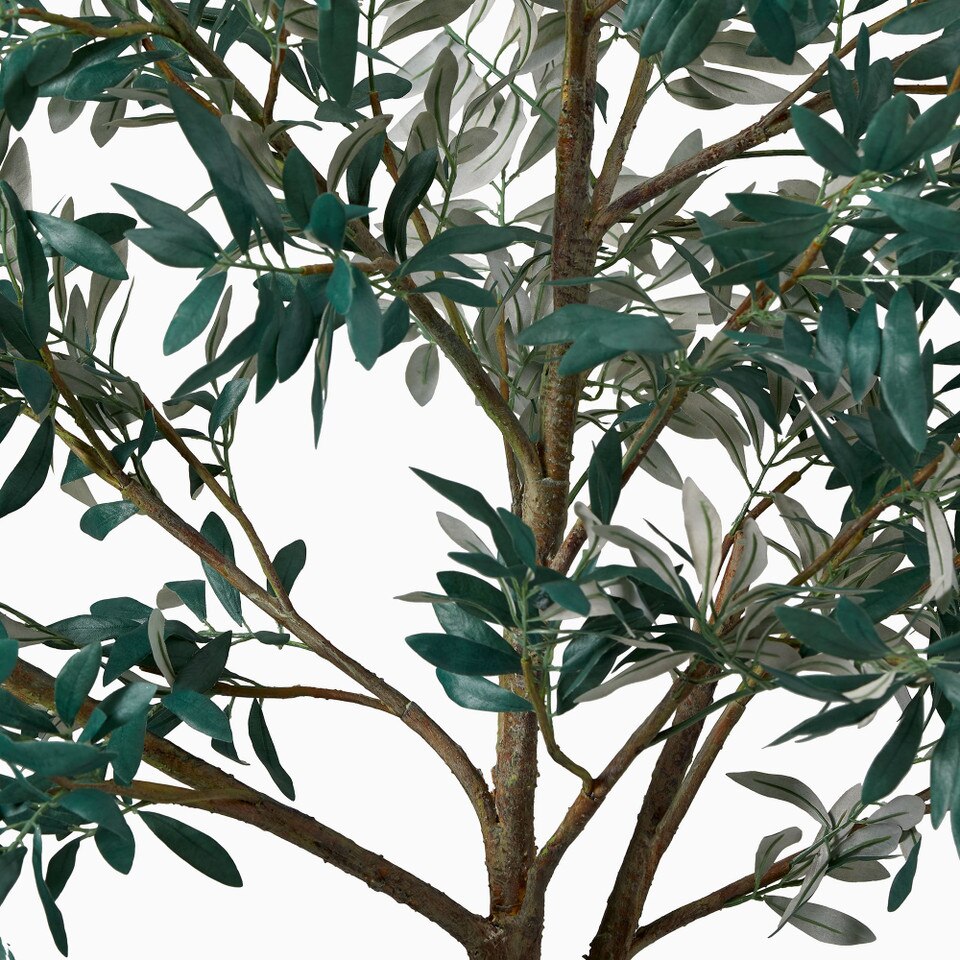 Faux Potted Olive Tree