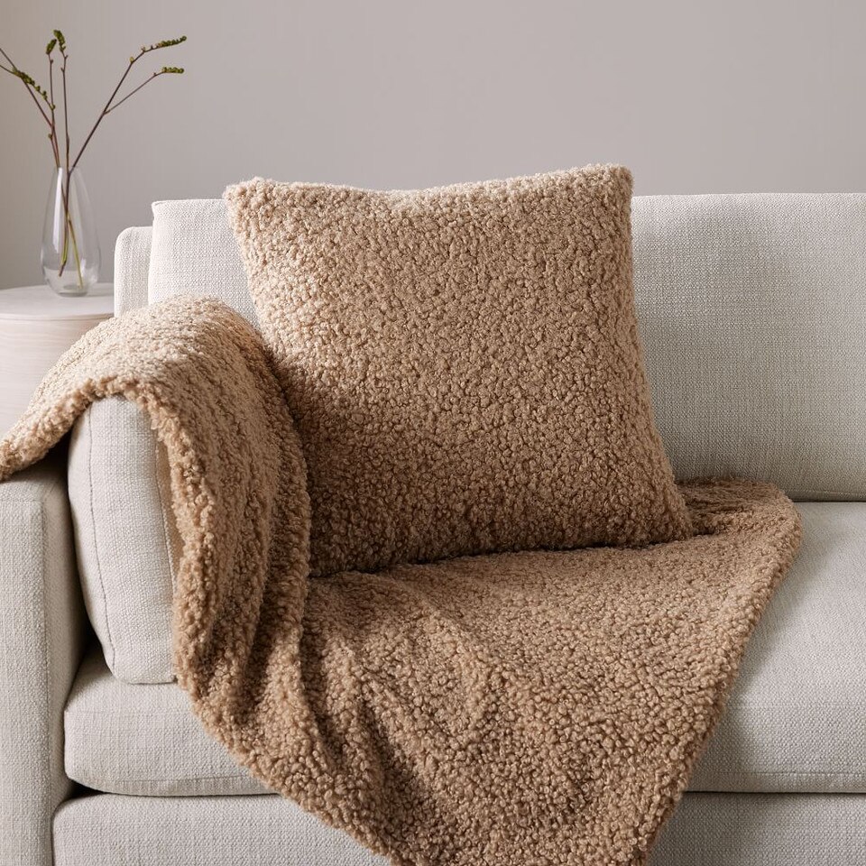 Faux Shearling Throw