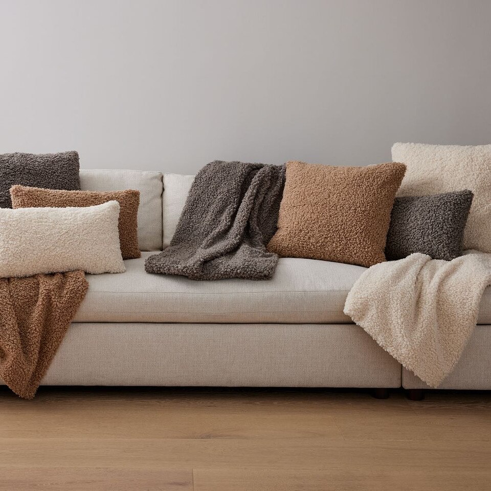Faux Shearling Throw