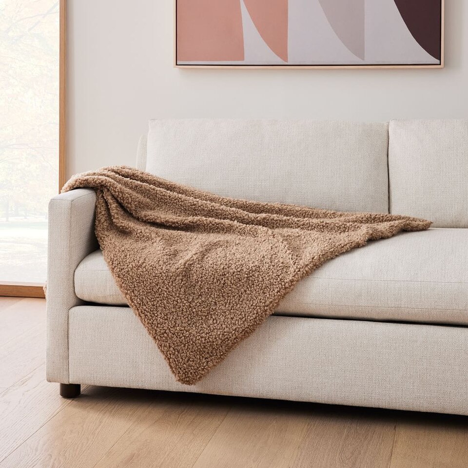 Faux Shearling Throw